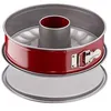 Image de TEFAL Moule a savarin Delibake en acier - à  25 cm - Rouge et gris - Avec charniere