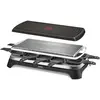 Image de Tefal Smart Raclette Grill Pierrade 3 in 1, Appareil à raclette, Noir, Argent