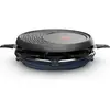 Image de Tefal RE3104 Raclette pour 8 personnes, Appareil à raclette, Noir, Bleu