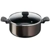 Image de Faitout 24 cm avec couvercle Easy Cook &Cean - Tefal - Noir - Aluminium
