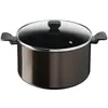 Image de Marmite 30 cm avec couvercle Easy Cook & Clean - Tefal - Noir - Aluminium