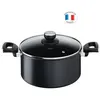 Image de TEFAL G2554602 UNLIMITED Faitout 24 cm 5 L + couvercle verre