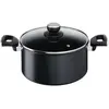 Image de Tefal G2554602 Casserole ronde, Poêle + casserole, Noir