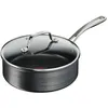 Image de Sauteuse 24cm + Couvercle En Verre Unlimited Premium Gris