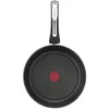 Image de Poêle Tefal Emotion 20 cm Inox et Noir