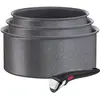 Image de Tefal L3969002, Poêle + casserole, Noir