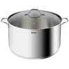 Image de Marmite 36 cm inox B8647504, Tous feux dont induction, 17,5L, Poignées robustes, Couvercle verre, Intuition XL