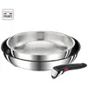 Image de Lot de 2 poêles Tefal Ingenio Préférence L9739102 Inox
