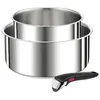 Image de Lot de 2 casseroles et poignée amovible Tefal Ingenio Préférence 3 CA 16/20 cm Inox