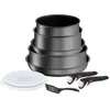 Image de Tefal Ingenio Daily Chef set de poêles 10 pièces (L7619302), Poêle + casserole, Noir