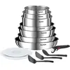 Image de Tefal L897DS04, Poêle + casserole, Argent