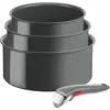 Image de Tefal Ingenio Renew, Set de poêles et de casseroles, Gris