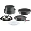 Image de Tefal Ingenio Renew Set 11 pièces (L2609253), Aluminium, Revêtement céramique, Poêle + casserole, Gris, Noir