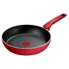 Image de TEFAL Poele 24 cm, Induction, Revetement antiadhésif, Forme profonde, Poignée ergonomique, Fabriqué en France, Daily Expert