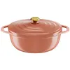 Image de Cocotte en fonte ovale Tefal Air Soft Light CO30 30 cm Terracotta