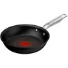Image de Tefal Poêle à frire Experience 24 cm, revêtement FusionCore, résistante aux rayures, compatible avec, Poêle + casserole, Noir, Argent