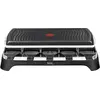 Image de Tefal Raclette & Grill (RE4588), 10 poêlons, Appareil à raclette, Noir