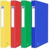 Image de Elba, Classeur, Classeur à anneaux "EUROFOLIO", DIN A4, carton, 2 anneaux, couleurs assorties vert, rouge, bleu (A4, 35 mm, 4 pcs)