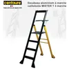 Image de Escabeau Aluminium à marches caillebotis 2,90 m MISTER T 4 marches Centaure