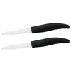 Image de Lot de 2 couteaux de cuisine avec lame en céramique de 7,5 cm Nirosta Céramique
