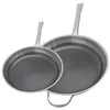 Image de Ensemble de Poêles de cuisson en inox Elo Relief Solution 24 cm et 32 cm