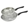 Image de Set 2 poêles 24 et 28 cm en inox Fackelmann Geneva
