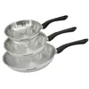 Image de Set 3 poêles 20 24 et 28 cm en inox Fackelmann Geneva