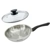 Image de Set poêle 24 cm en inox et couvercle verre Fackelmann Geneva