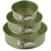Image de Set de 3 moules à manqué à charnière 20 cm 24 cm et 26 cm Zenker Green Vision
