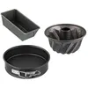 Image de Set de 3 mini moules à cake 15 cm, charnière 16 cm et kouglof 18 cm Zenker Spécial Mini