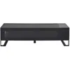 Image de Meuble TV Erard Naga 1600 Carbon + Trappe de rangement + Station de charge Qi + Chargeur 4 USB pour TV 40-85’’