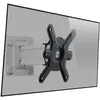 Image de Erard CLIFF 200TW90 Support TV mural pivotant 19-43 pouces (Mur, 30 kg, 19" - 43"), Support mural pour TV, Noir, Argent