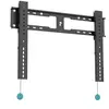 Image de Erard INTEGRA600 Support TV mural jusqu'à 100 pouces, noir (Mur, 120 kg), Support mural pour TV, Noir