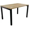 Image de Bureau Droit Astro Arche 120x80 Cm Chêne Vieilli/noir