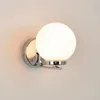 Image de Applique Sdb 1 Lumière Base Ronde En Métal Chrome