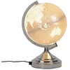 Image de Globe Terrestre Métal Mundo à20 Cm Argent Corep