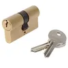 Image de Bricard pratic 1449 cylindre 27+27 mm en laiton double entree / niveau de securite 1