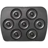 Image de Jeu de plaques Premium Gaufres Lagrange pour 7 mini-donuts 010822 Noir