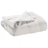 Image de Chemin de lit stonewashed Zeff craie 90 x 240 cm Vivaraise