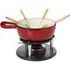 Image de Baumalu 385052 Käsefondue-Set, Set à fondue, Rouge, Noir, Beige