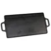 Image de Plancha fonte 38 x 23 cm - réversible - Baumalu - Noir - Fonte