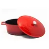 Image de Cocotte Ovale Nuage Rouge Multicolore