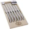 Image de Coffret de 6 couteaux à steak laguiole inox Jean Dubost L0060014D32175