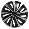 Image de WRC 007498 Boîte 4 Enjoliveurs Carbone Style, 15 Pouces