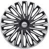 Image de 4 Enjoliveurs Michelin Nvs 2022b Noir Aspect Poli 14 Pouces
