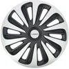 Image de 4 Enjoliveurs Gris/noir Michelin 3d Black Edition 14 Pouces