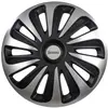 Image de Michelin, Enjoliveurs, 9122, 38.1 cm (15"), Acrylonitrile butadiene styrene (ABS), Black, Silver, Any brand, Windo (4 pcs, 15")
