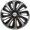 Image de MICHELIN 009123 boîte 4 enjoliveurs 16 NVS 3D Black Edition, Noir, Set de 4