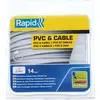 Image de Rapid, Pistolet à colle : recharge, Bâtons de colle pour PVC et câbles Ø12x94mm 14 pièces