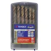 Image de Forets métaux TIVOLY 1 à 13 mm DIN 338 FURIUS HSS revêtus FUSIO Coffret de 25 pièces